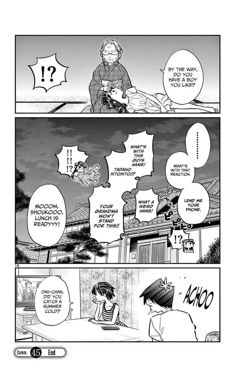 Komi-san wa Komyushou Desu Chapter 45 18